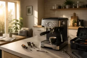 Nu curge cafea din espressor